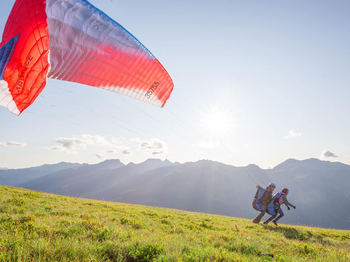 Paragliding Flug Davos buchen