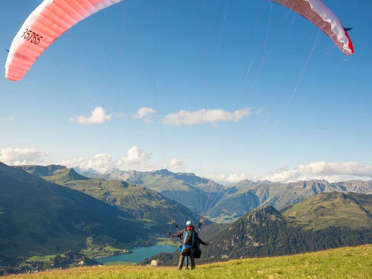 Gutschein Tandemflug Davos