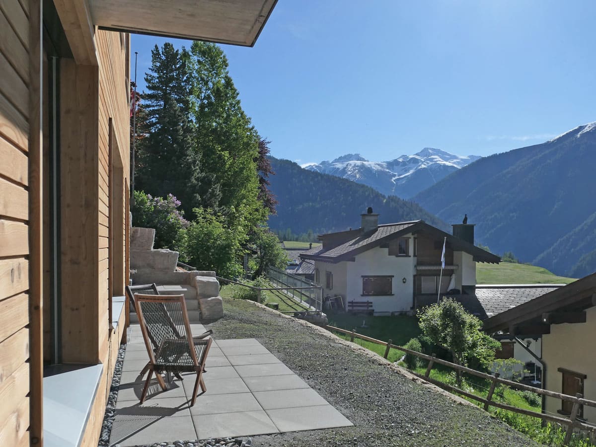 Eigener Sitzplatz im Urlaub.