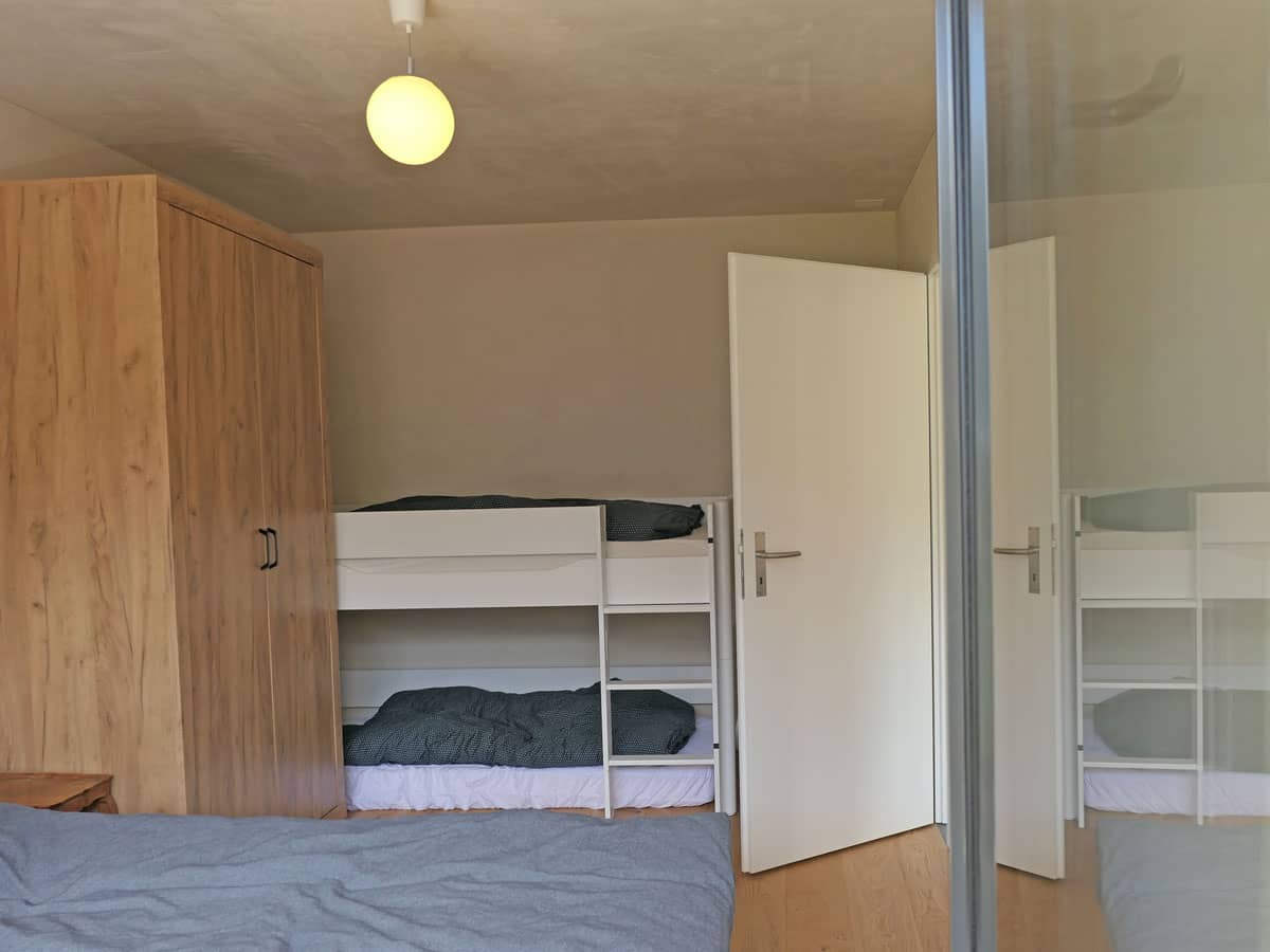 Schlafzimmer der Ferienwohnung
