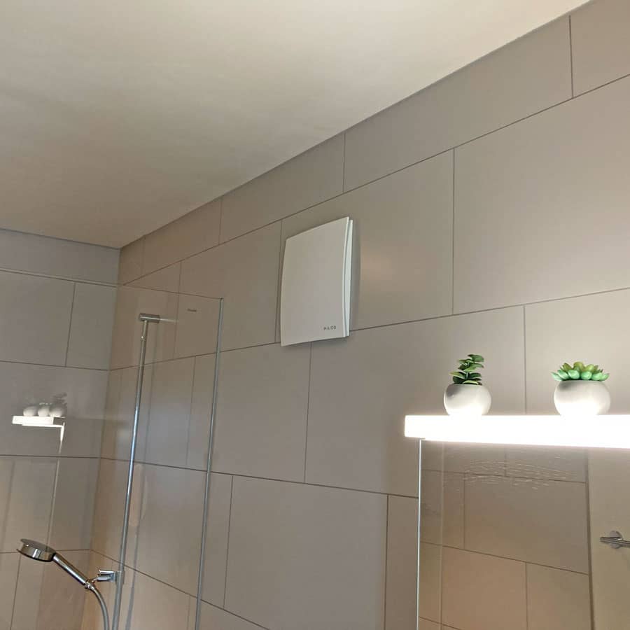 Lüftung im Badezimmer der Ferienwohnung